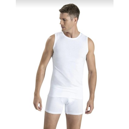 126 Erkek Sıfır Yaka Sıfır Kol Fanila Atlet 10 Adet