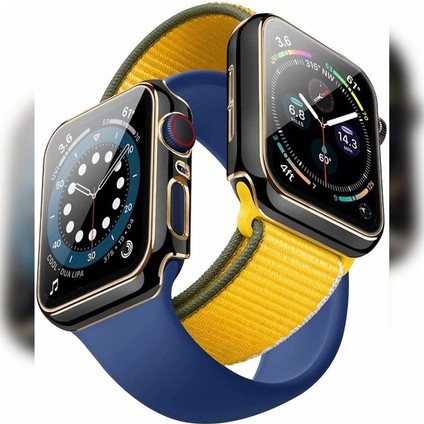 Apple Watch 44MM Uyumlu Zore Watch Gard 06 Sert Pc Koruyucu, Mavi fiyatları