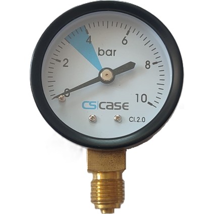 1408 1/4'' Alt Çıkışlı 10 Bar Su Manometre Ø50MM