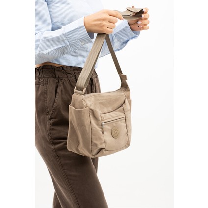 Moro Model Kadın 5 Bölmeli Suya Dayanıklı Paraşüt Kumaş Çapraz Askılı Omuz Çantası Vıp