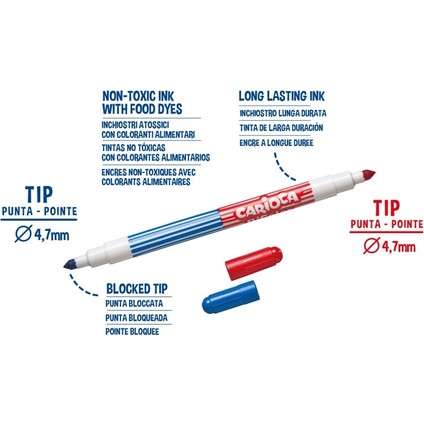 Bicolor Süper Yıkanabilir Çift Uçlu Keçeli Boya Kalemi 6’lı 12 Renk fiyatları