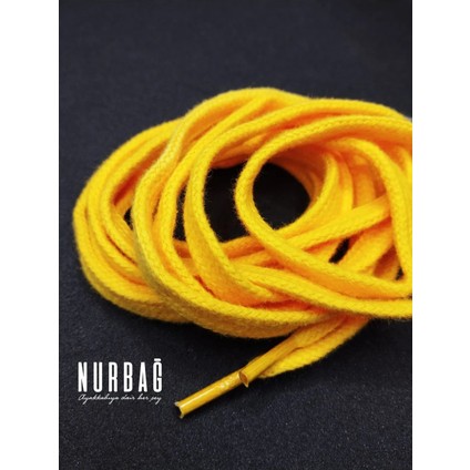 Yassı Pamuklu Sarı Bağcık 110 cm 1 Çift YT0012 fiyatları