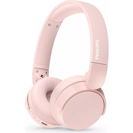 TAH4209PK Kablosuz Kulak Üstü Kulaklık Dinamik Bas, Bluetooth, Net Arama Sesi, 55 Saat Kullanım Pembe