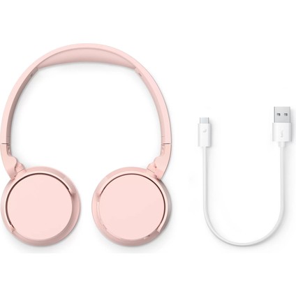 TAH4209PK Kablosuz Kulak Üstü Kulaklık Dinamik Bas, Bluetooth, Net Arama Sesi, 55 Saat Kullanım Pembe fırsatları