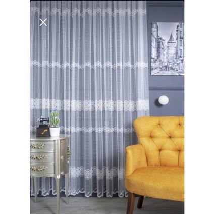 Sanal Nakışlı Tül Perde (Sık 1x3 Pile) fiyatları