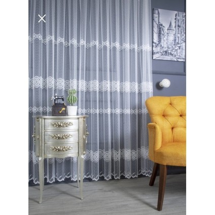 Sanal Nakışlı Tül Perde (Sık 1x3 Pile) modelleri