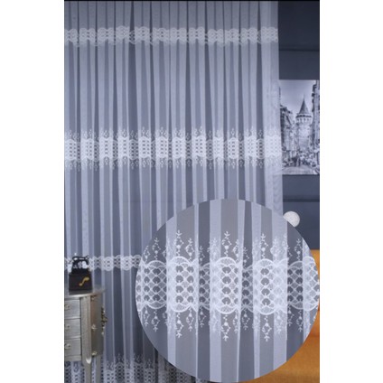 Sanal Nakışlı Tül Perde (Normal 1x2,5 Pile)