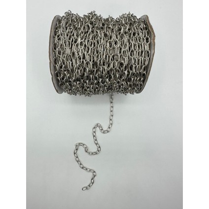 Takı Yapım Zinciri Gümüş Tırtıklı 2 Metre Takı Malzemeleri