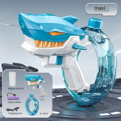 Shark Elektrikli Su Tabancası Çocuk Oyuncağı (Yurt Dışından) fiyatları