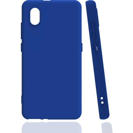Tcl L7 Kılıf Biye Silikon - Mavi