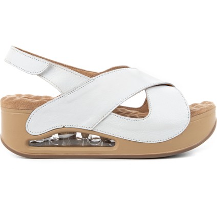 Hellere (624214) Anatomik Airmax Taban Topuk Dikeni Ayarlanabilir Cırtlı Kadın Sandalet