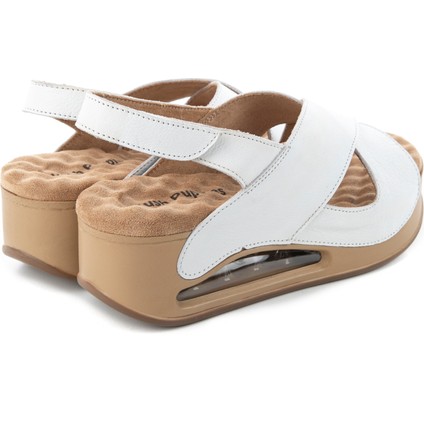 Hellere (624214) Anatomik Airmax Taban Topuk Dikeni Ayarlanabilir Cırtlı Kadın Sandalet