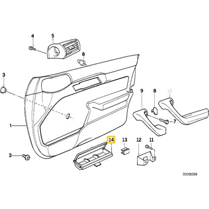 Bmw Madeni Para Kutusu - Bozuk Para Kutusu E24 E28 E30 E32 E34 72601971248 51418110033