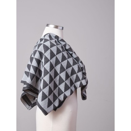 Üçgen Desenli Triko Örme Şal fırsatları