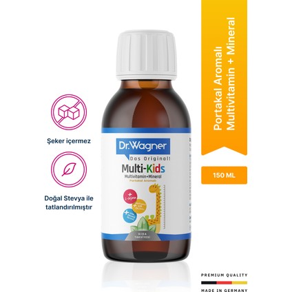 Multi-Kids Multivitamin Mineral Şurup 150 ml
