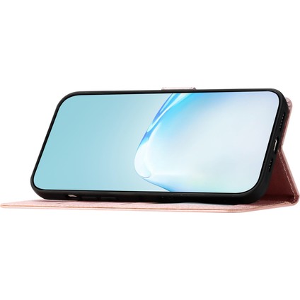 Anti-Düşen Telefon Kılıfı Için Xiaomi Poco M6 Pro 4g Cüzdan Kılıf Deri Folyo Telefon Kapağı Manyetik Toka-Gül Altın (Yurt Dışından) fırsatları