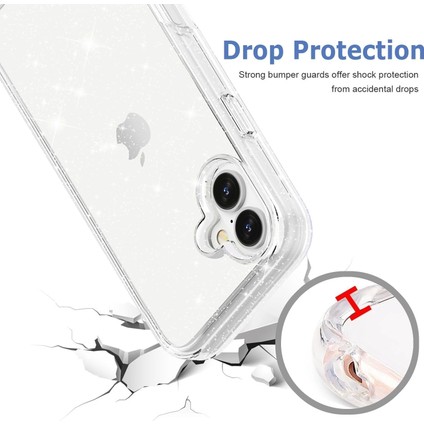 Apple Iphone 16 Kılıf Magsafe Şarj Özellikli Parlak Simli Şeffaf Redos Kapak fırsatları