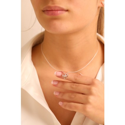 925 Ayar Gümüş Minimal Hayalet Kolye Kadın fiyatları