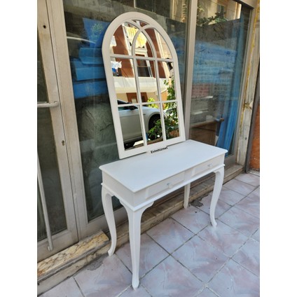 120 cm Çekmeceli Beyaz Dresuar & Ayna Takımı fiyatları