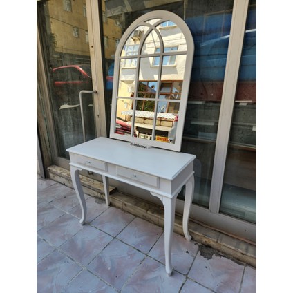 120 cm Çekmeceli Beyaz Dresuar & Ayna Takımı modelleri