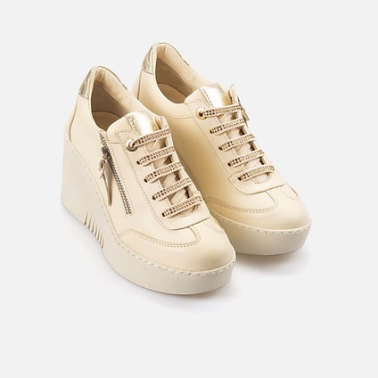 Deri Kadın Dolgu Topuk Günlük Ayakkabı 23039-06 modelleri