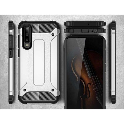 - Huawei P30 Lite - Kılıf Çift Katman Zırh Tank Crash Military Kapak - Rose Gold - T7847 fırsatları