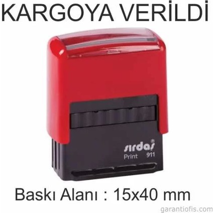 Otomatik Kargoya Verildi Yazılı Kaşe