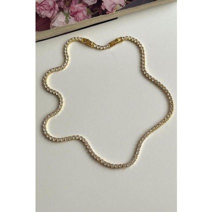 Çelik Gold Renk Su Yolu Kolye (45 Cm) fiyatları