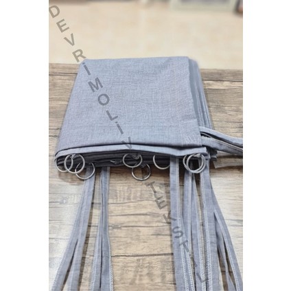 Balkon Perdesi 1,sınıf Gabardin Kumaş Lüks Perde Antrasit