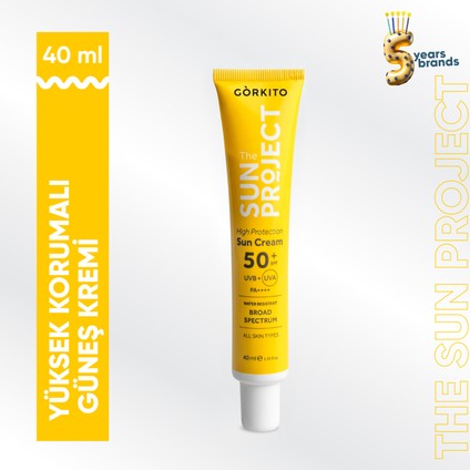 The Sun Project Yüksek Korumalı Güneş Kremi High Protection Sun Cream 50+ SPF PA++++ 40 ml