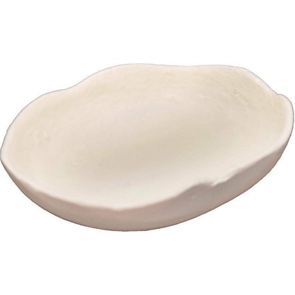 427063 "Forleyet" Alüminyum Krem Dekoratif Kase 14cm Uzunluğunda