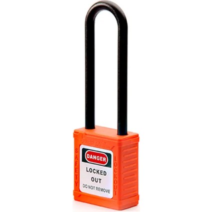 YD-G37 Yade Eked Loto Ürünleri 76 mm Yalıtkan Asma Kilit Turuncu