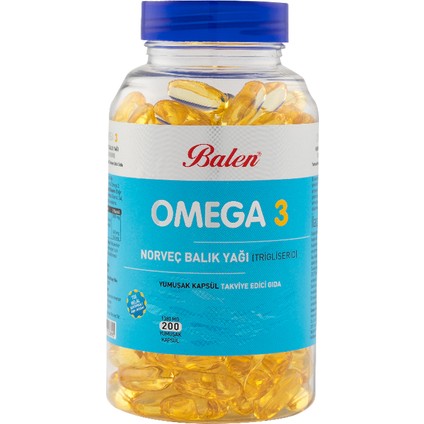 Omega 3 Norveç Balık Yağı (Trigiliserid) Yumuşak Kapsül 138