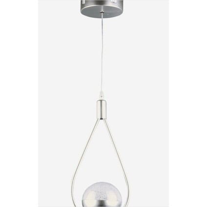Turkco Lunar Sphere Sarkıt Led Avize,3 Farklı Işık Modu,Powerled Çap:17 Yükseklık:100cm