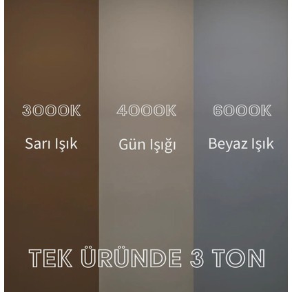 Turkco Lunar Sphere Sarkıt Led Avize,3 Farklı Işık Modu,Powerled Çap:17 Yükseklık:100cm