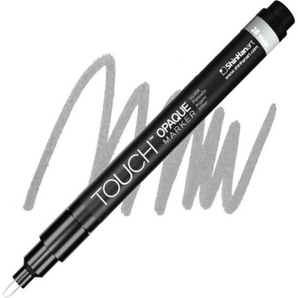 Opaque Su Bazlı Marker Kalem 0.8-1.3mm - Fıne Pack Sılver 28 - SH8613003-2014