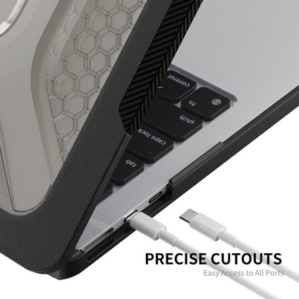 Enkay Hat Prınce MacBook Air 13 INÇ(2024)A2681(M2)/A3113(M3)/(2022)(EU)LAPTOP Kılıfı Tpu Klavye Filmi-Gri (Yurt Dışından)