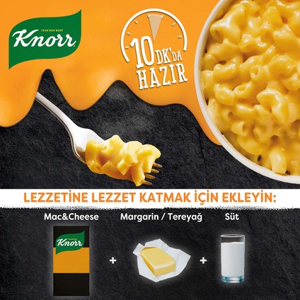 Çabuk Makarna Mac and Cheese Gülümseten Peynirli 212 GR 2 Adet