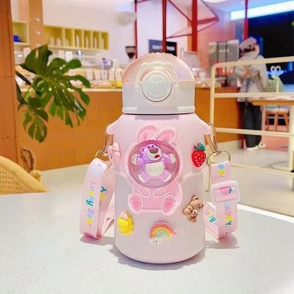 Sevimli Ayı 316 Paslanmaz Çelik Yalıtımlı Su Isıtıcısı Kış Malzemeleri 500ML (Yurt Dışından)