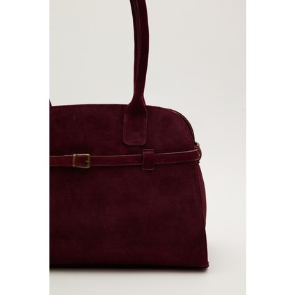 SÜET KEMERLİ ÇANTA BORDO fiyatları