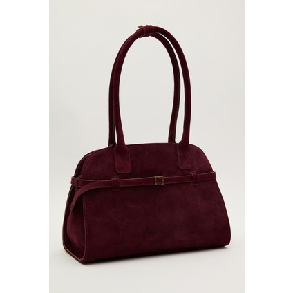 SÜET KEMERLİ ÇANTA BORDO fırsatları