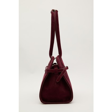 SÜET KEMERLİ ÇANTA BORDO indirimleri