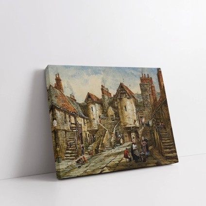 Köy Yolunda Huzur Kanvas Tablo fiyatları
