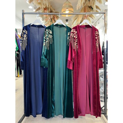 Nakışlı Abaya Standart - Siyah modelleri