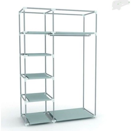 Tekno Trust Tek Yandan Raflı Askılı Bez Dolap fiyatları