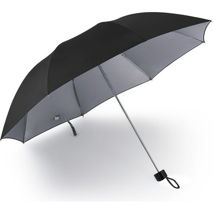 Üçe Katlanır Şemsiye, Yağmur Veya Parlak Gümüş Şemsiye (Yurt Dışından)
