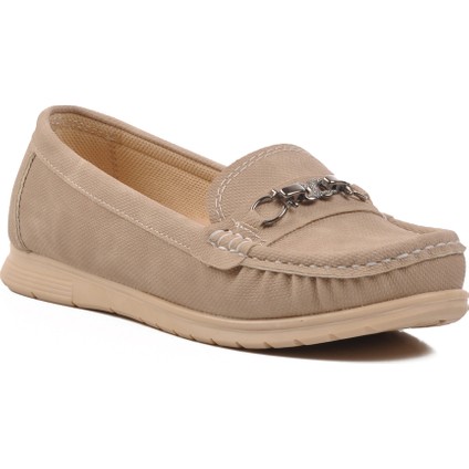 Bej Kadın Günlük Ayakkabı