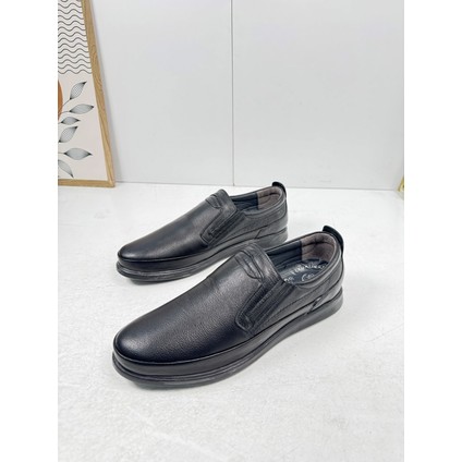 Günlük Siyah Erkek Içi Dışı Deri Makosen Bağcıksız Kışlık Casual Ayakkabı 155 fiyatları
