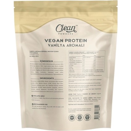 Powders Vegan Protein 600 gr Vanilya fiyatları