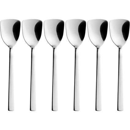 6'lı Lüx Paslanmaz Çelik Dondurma Helva Tatlı Çay Kaşığı 15CM fiyatları